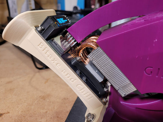 Stage 3 Bitaxe Gamma Main Heatsink Upgrade - Modded 52pi Low-Profile Heatsink Kit