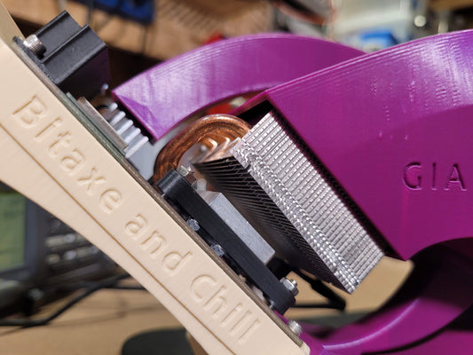 Giant Squid Bitaxe Gamma Fan Duct for 52pi Low-Profile Heatsink