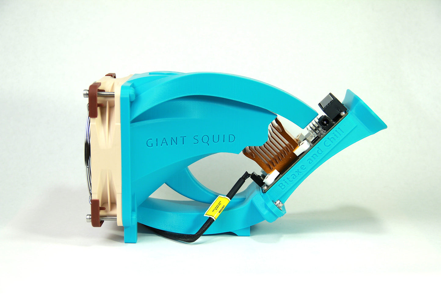Giant Squid Bitaxe Gamma Fan Duct for NorthStar/Northbridge-style heatsink