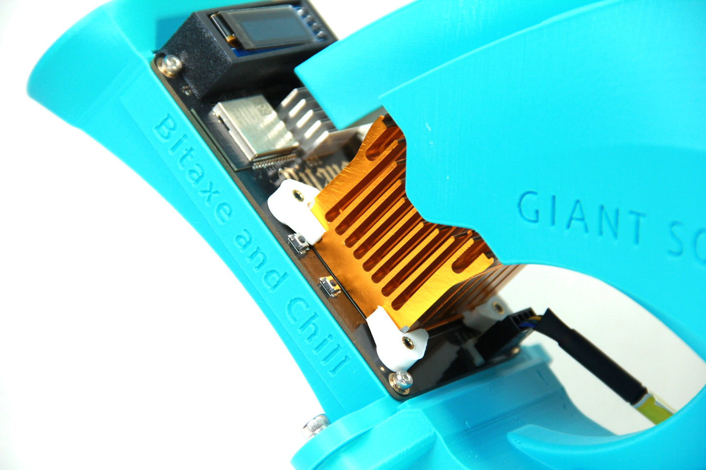 Giant Squid Bitaxe Gamma Fan Duct for NorthStar/Northbridge-style heatsink