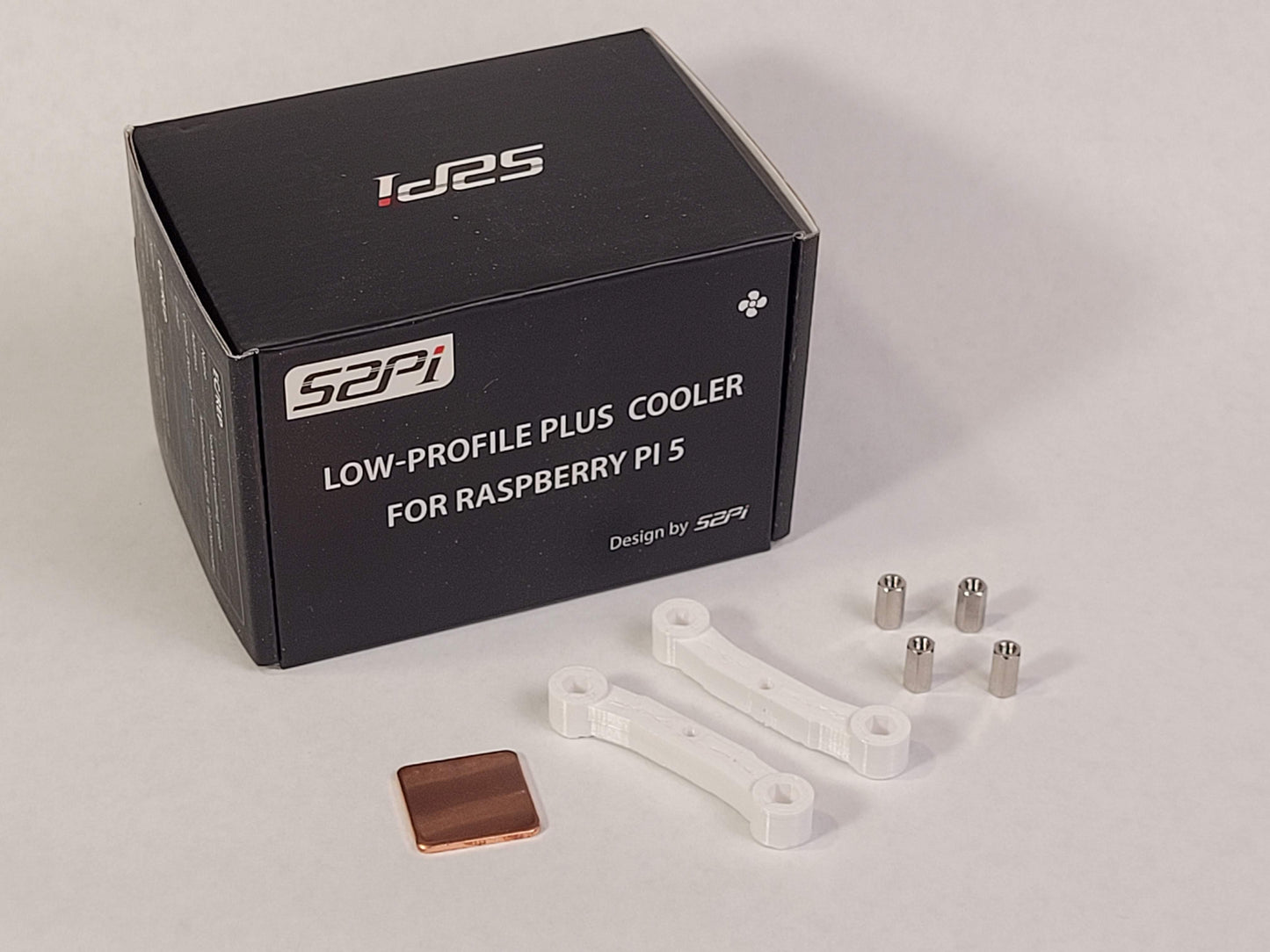 52pi Low-Profile Plus Heatsink Kit with Mounts and Copper Shim