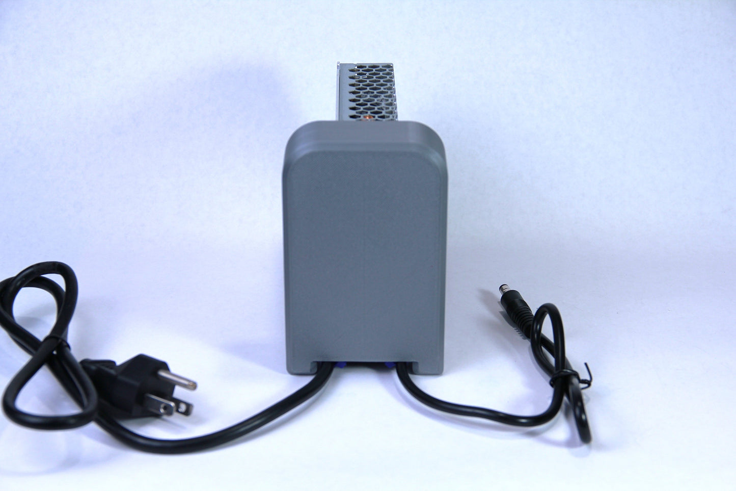 Super Duty 100W Bitaxe Power Supply - Meanwell LRS-100 with 16 Gauge Cables and Custom Stand
