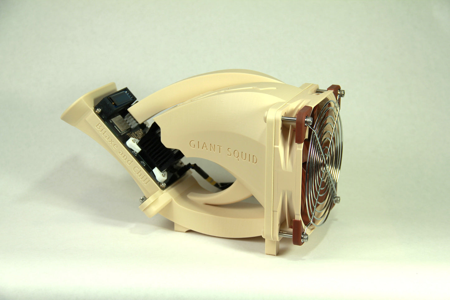 Giant Squid Bitaxe Gamma Fan Duct for NorthStar/Northbridge-style/El Mirage heatsink