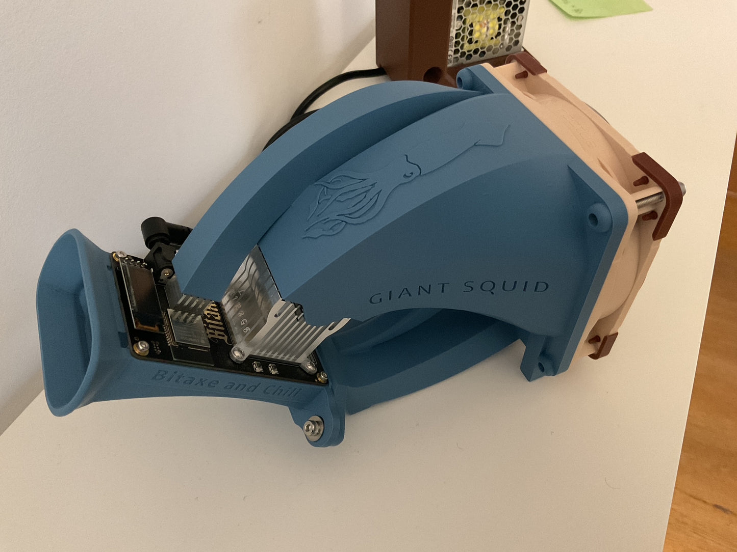 Giant Squid Bitaxe Gamma Fan Duct for NorthStar/Northbridge-style/El Mirage heatsink